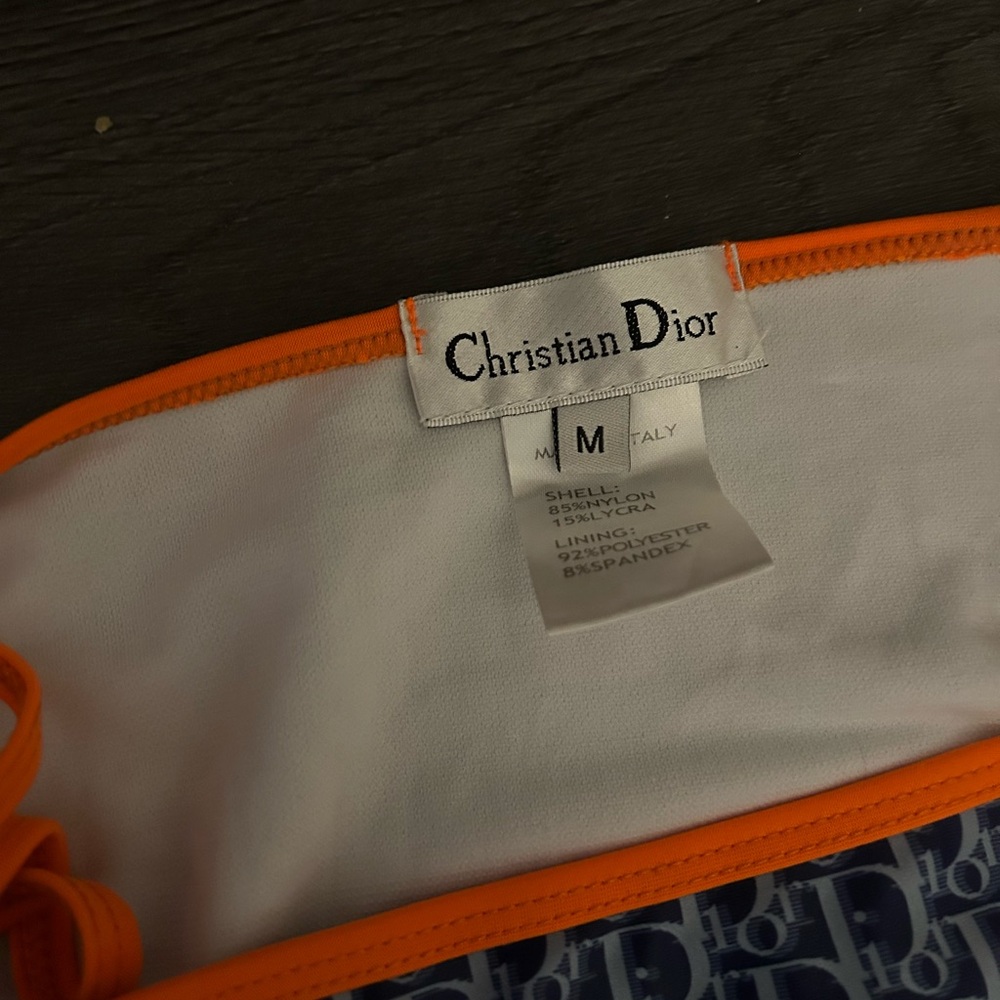 Dior Navy and Orange Bikini - Picture 4 of 4